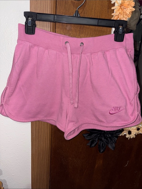 Nike Pants - Nike Women's Pink Shorts with Drawstring